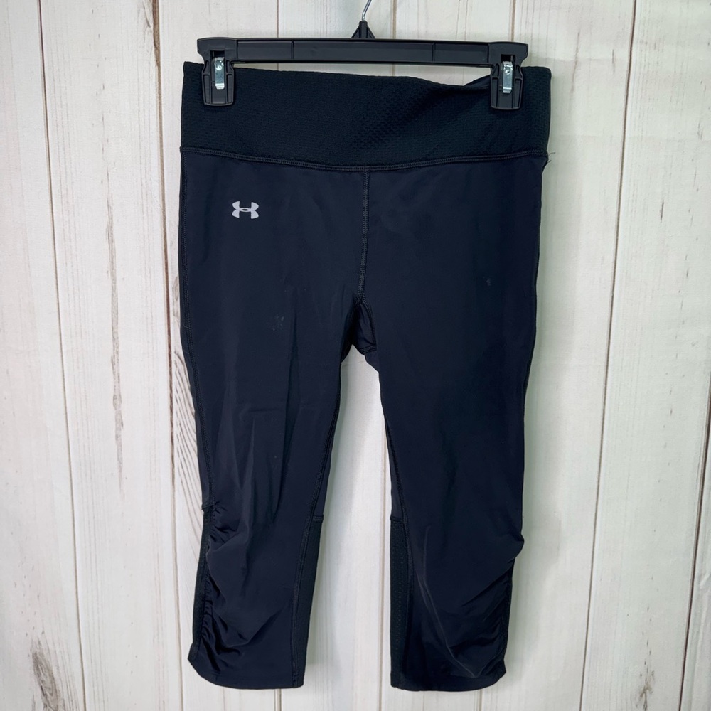 Under Armour Midnight Black Workout Capris